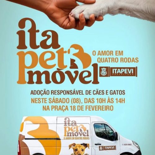 ADOÇÃO RESPONSONSÁVEL DE CÃES E GATOS COM O ITAPETMÓVEL