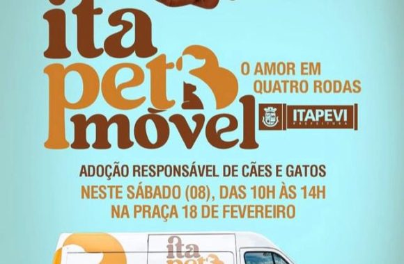 ADOÇÃO RESPONSONSÁVEL DE CÃES E GATOS COM O ITAPETMÓVEL