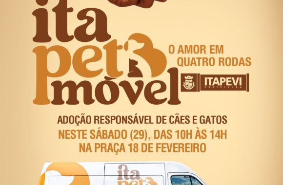 ItaPetMóvel realiza feira de adoção neste sábado (29)